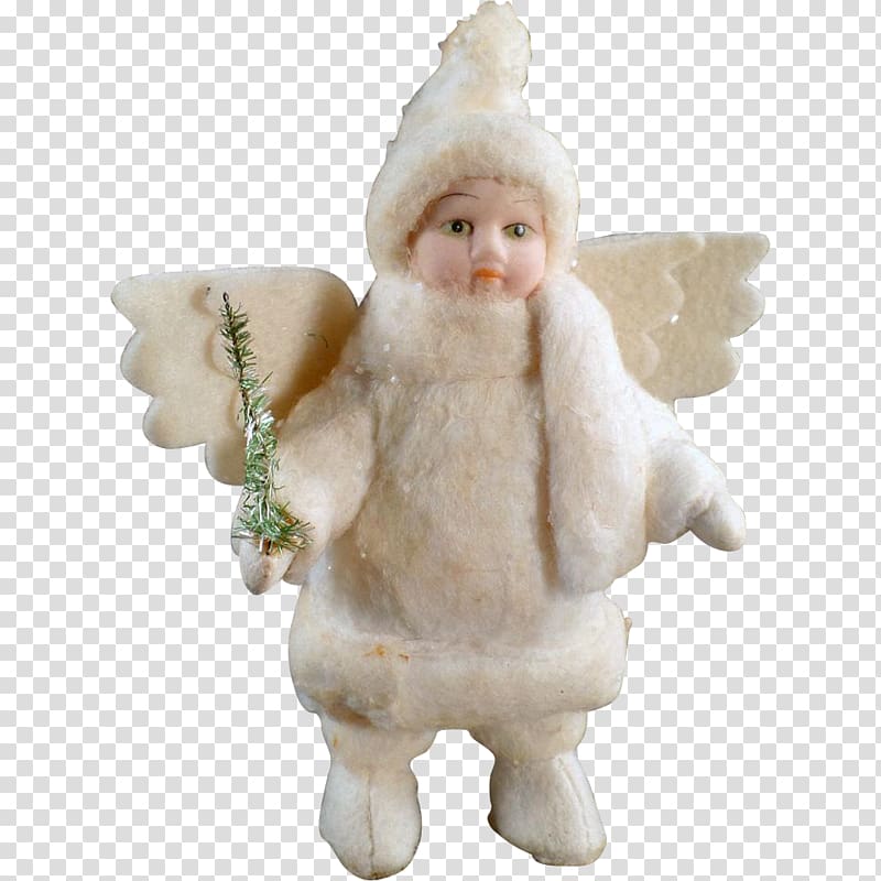 Christmas ornament Bisque doll Snow baby, doll transparent background PNG clipart