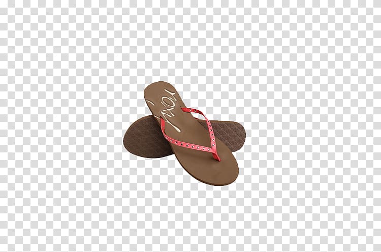 Flip-flops Roxy Shoe, Ms. Brown Roxy sandals transparent background PNG clipart