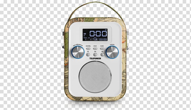 Electronics Radio receiver Telefunken Radio clock, radio transparent background PNG clipart