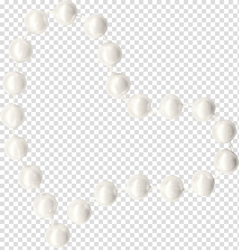 Pearl Bead ping Necklace, others transparent background PNG clipart