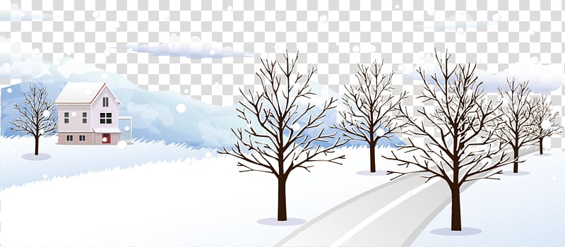 Dongzhi Lidong Xiaoxue Daxue Xiaohan, Thick snow road snow transparent background PNG clipart