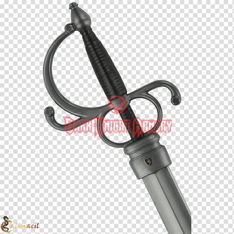 larp rapier Live action role-playing game Calimacil Musketeer, Sword transparent background PNG clipart