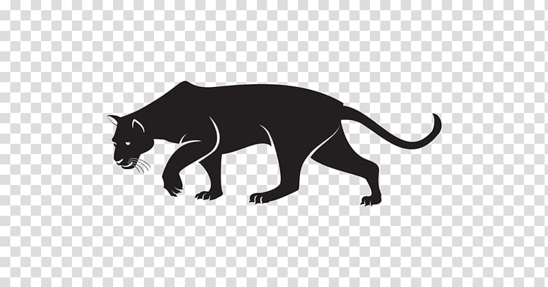 black panther illustration, Black panther Cougar , Panther Free transparent background PNG clipart