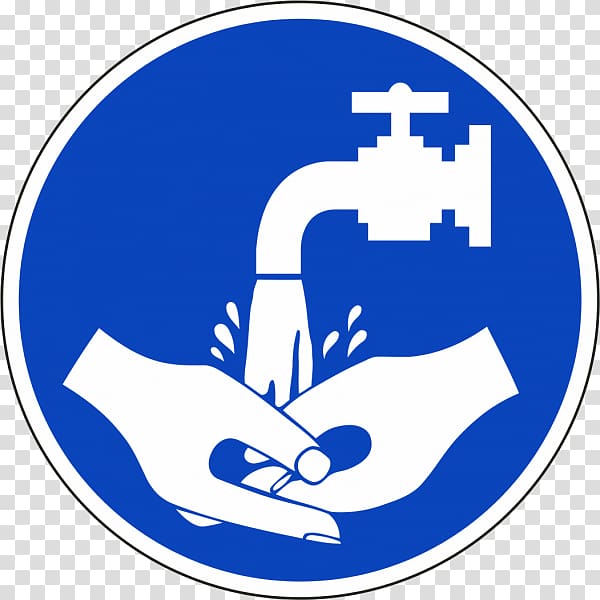 Mandatory sign Signage Warning sign Safety, hand wash transparent background PNG clipart