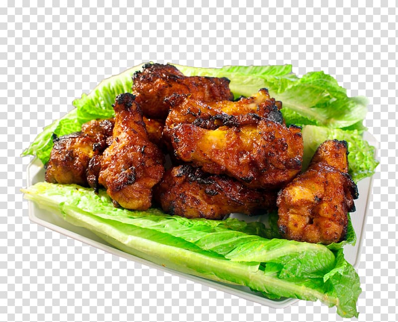 Chicken 65 Buffalo wing Pakora Karaage Detroit Pizza, fried chicken transparent background PNG clipart