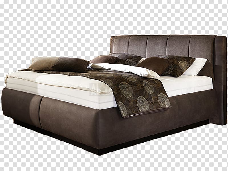 Box-spring Bed Mattress Breckle Furniture, bed transparent background PNG clipart