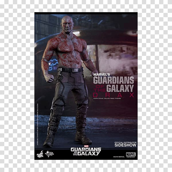 Drax the Destroyer Hot Toys Limited Action & Toy Figures 1:6 scale modeling, toy transparent background PNG clipart