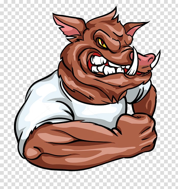 Wild boar Logo, design transparent background PNG clipart
