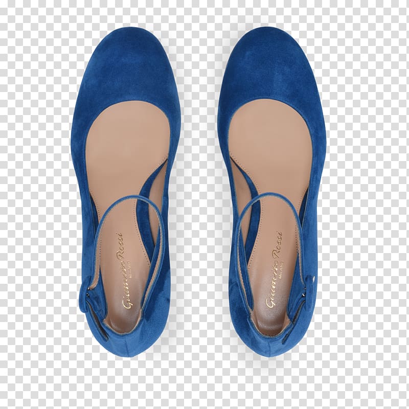 Slipper Flip-flops Ballet flat Cobalt blue Shoe, ballet transparent background PNG clipart