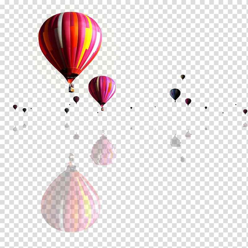 Changsha Hot air balloon Service Domain name, Mirror Hot Air Balloon transparent background PNG clipart