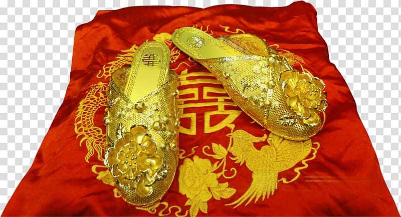 Shoe Euclidean , Wedding Golden Shoe transparent background PNG clipart