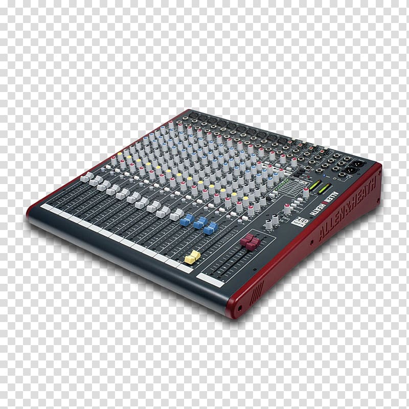 Allen & Heath ZED-18 Allen & Heath ZED-10 Allen & Heath ZED60-14FX Microphone Audio Mixers, microphone transparent background PNG clipart