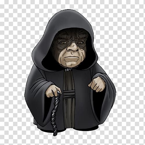 Palpatine Star Wars Anakin Skywalker Chewbacca Chibi, star wars transparent background PNG clipart