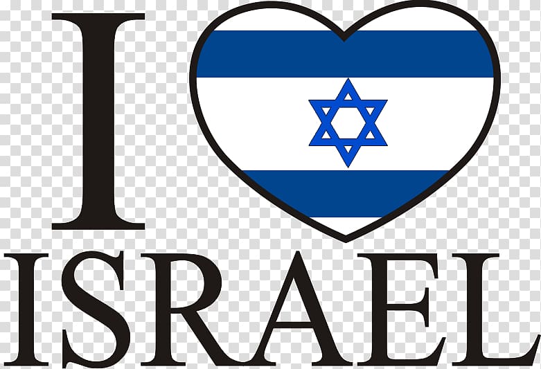 Israelis Yom Ha\'atzmaut Mandatory Palestine Shabbat, i love you transparent background PNG clipart