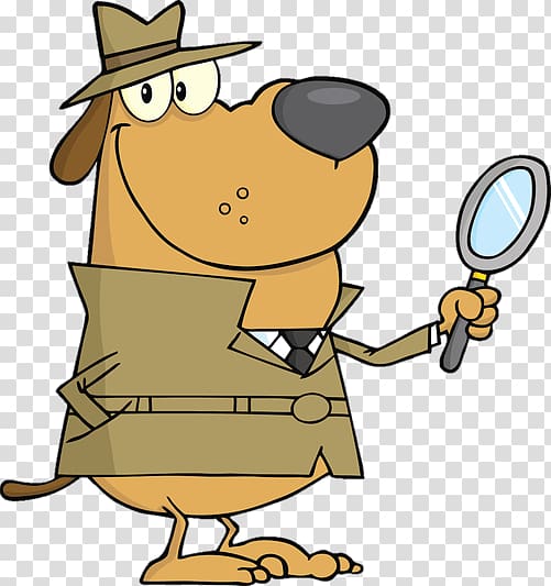 Detective Cartoon Magnifying glass , Magnifying Glass transparent background PNG clipart