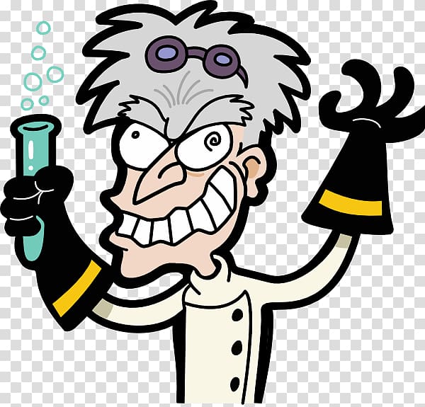 Beaker Mad scientist , Scientist transparent background PNG clipart