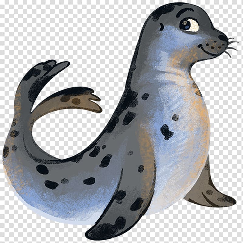 gray sea lion illustration, Sea lion Harbor seal Polar bear Arctic fox, harbor seal transparent background PNG clipart