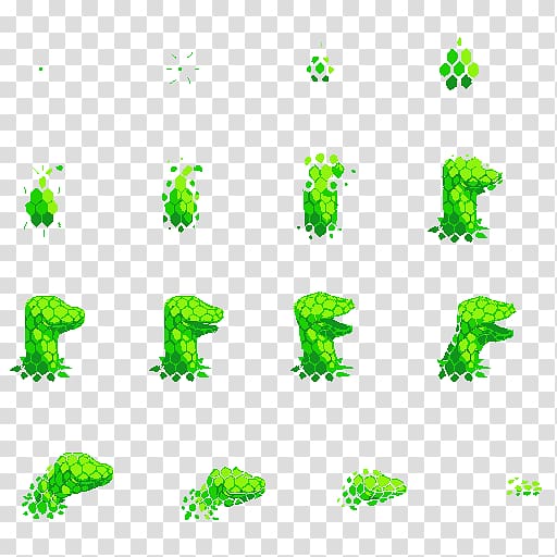 Sprite Animation OpenGameArt.org Pixel art 2D computer graphics, snakes transparent background PNG clipart