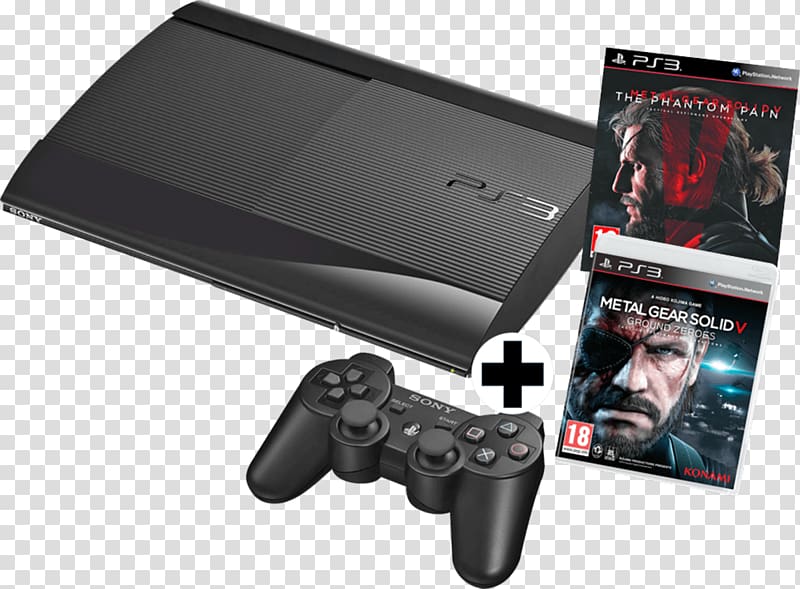 Sony PlayStation 3 Super Slim Video Game Consoles PlayStation Portable Accessory, Metal Gear Solid V The Phantom Pain transparent background PNG clipart