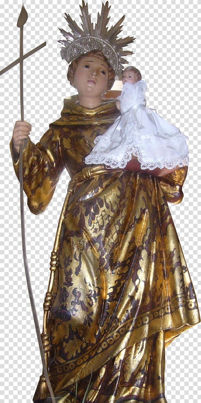 Middle Ages Costume design Religion Statue, santo antonio transparent background PNG clipart