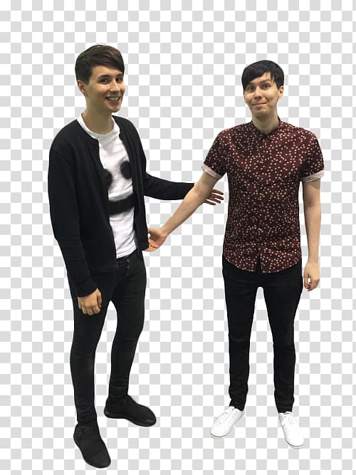 VidCon US Dan and Phil YouTuber Music, Dan and Phil transparent background PNG clipart