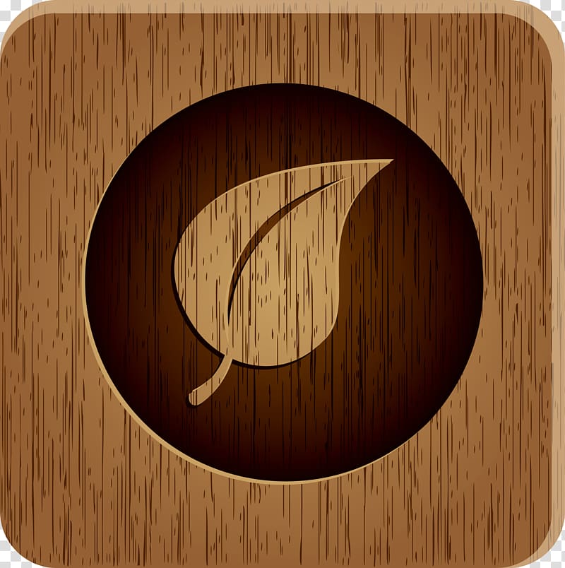 Wood Icon, Brown leaves of wood transparent background PNG clipart