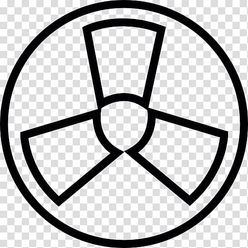 Nuclear power Radioactive decay Symbol Energy, lined transparent background PNG clipart