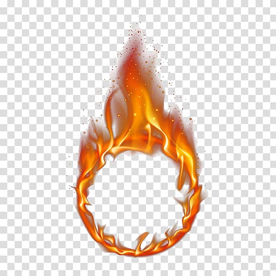 red ring fire, Fire Flame, Red flame ring of fire transparent background PNG clipart