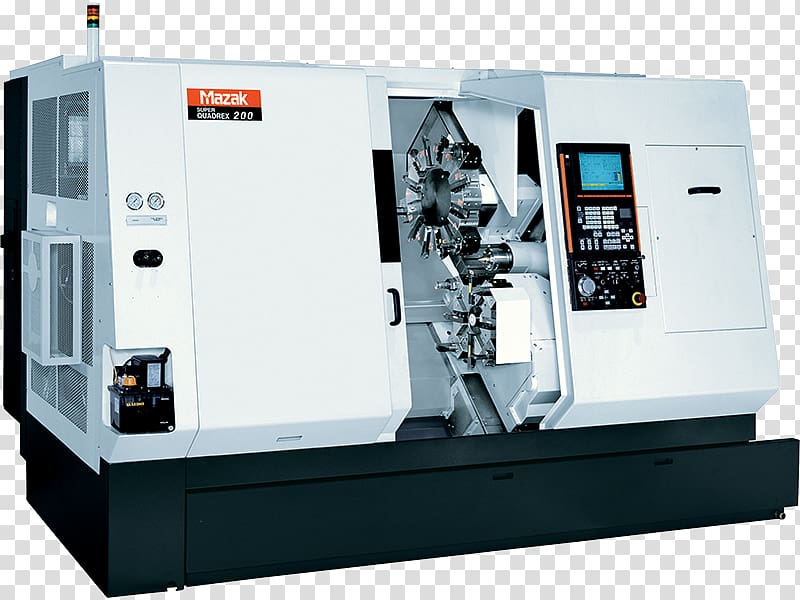 Yamazaki Mazak Corporation Turning Lathe Machining Spindle, cnc machine transparent background PNG clipart