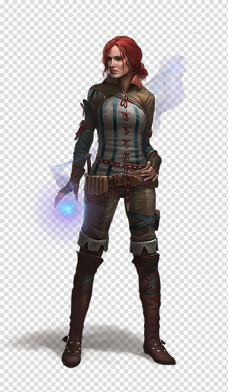 The Witcher 2: Assassins of Kings The Witcher 3: Wild Hunt Geralt of Rivia Triss Merigold, game character transparent background PNG clipart