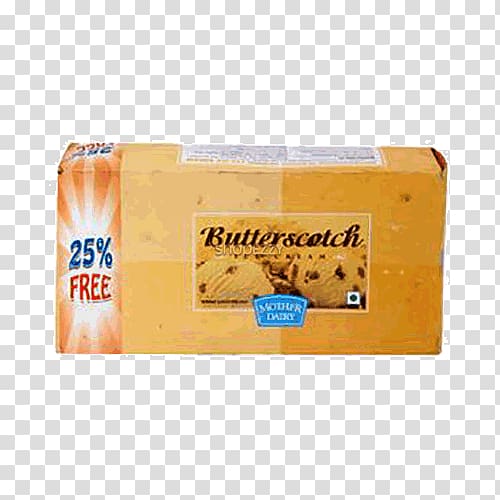 Ice cream Butterscotch Mother Dairy Frozen dessert, ice cream transparent background PNG clipart