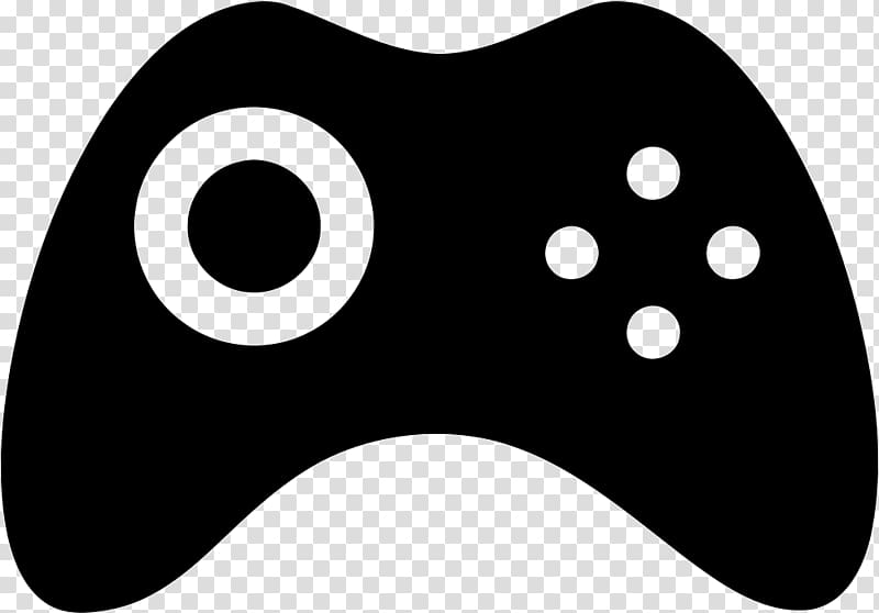 black game controller , Xbox 360 Game Controllers Video game Computer Icons, games transparent background PNG clipart