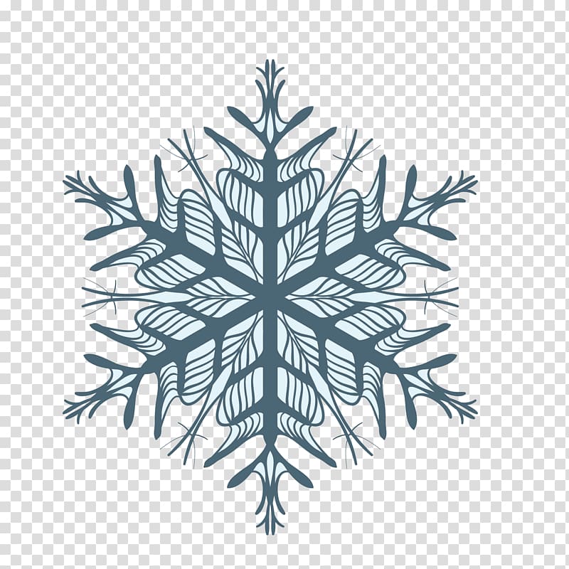 Snowflake Blue Transparency and translucency , Original snowflake transparent background PNG clipart