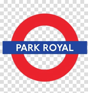 red and blue Park Royal logo, Park Royal transparent background PNG clipart