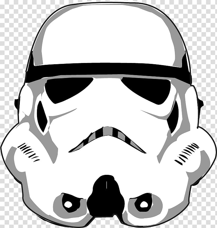 Stormtrooper Anakin Skywalker Drawing Helmet, stormtrooper transparent background PNG clipart