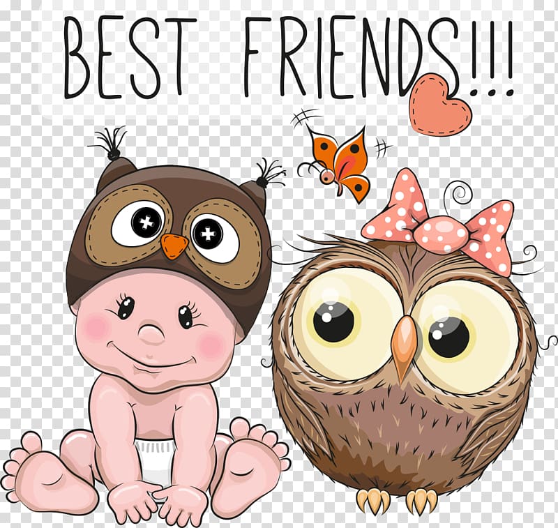 baby and owl illustrations, Infant Child Illustration, baby owl transparent background PNG clipart