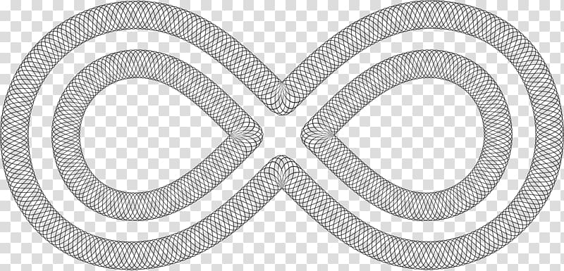 Infinity symbol Meander , infinity transparent background PNG clipart