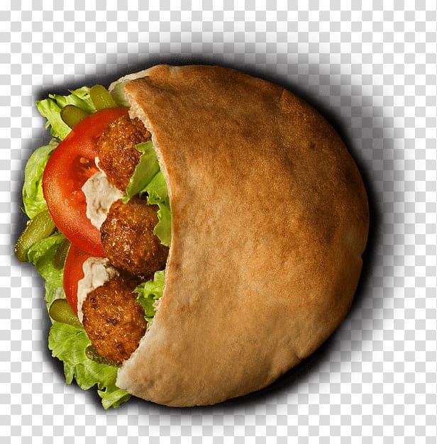 Falafel Middle Eastern cuisine Pita Fast food, others transparent background PNG clipart