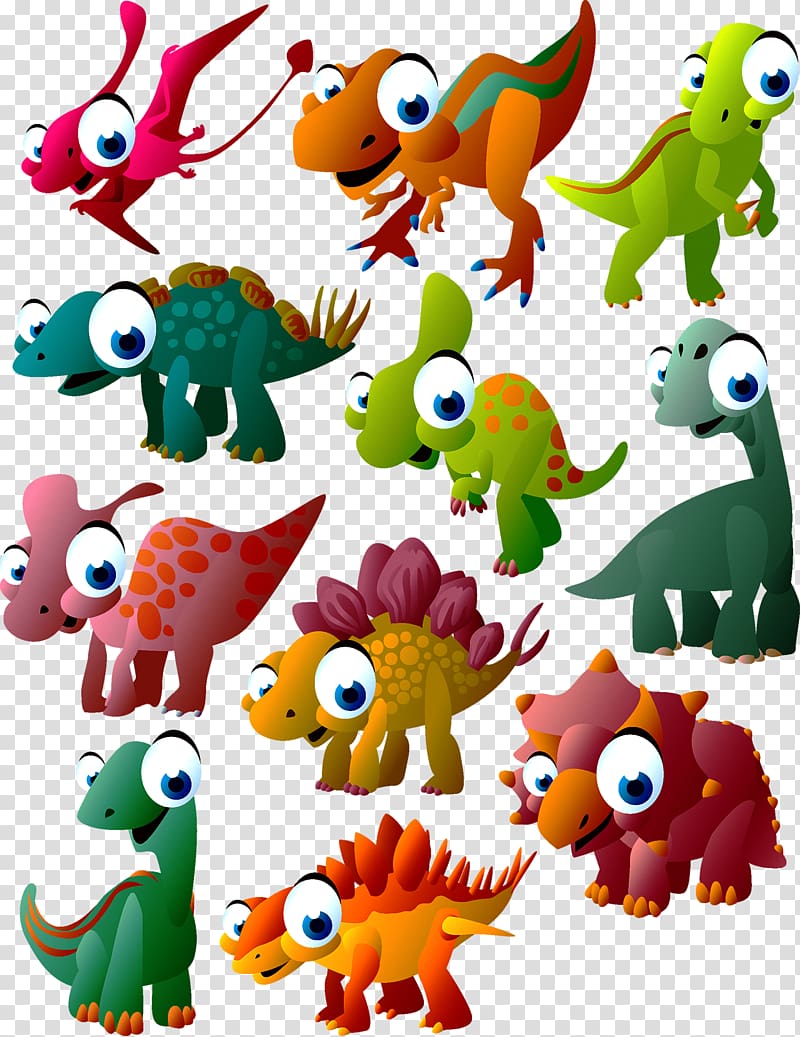 Tyrannosaurus Dinosaur Cartoon , Cartoon dinosaur transparent background PNG clipart