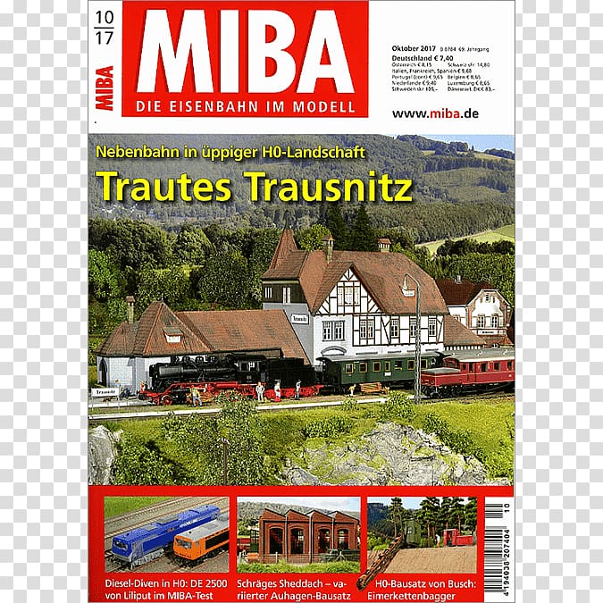 Nuremberg International Toy Fair MIBA Magazine Advertising Railway, Miba! transparent background PNG clipart