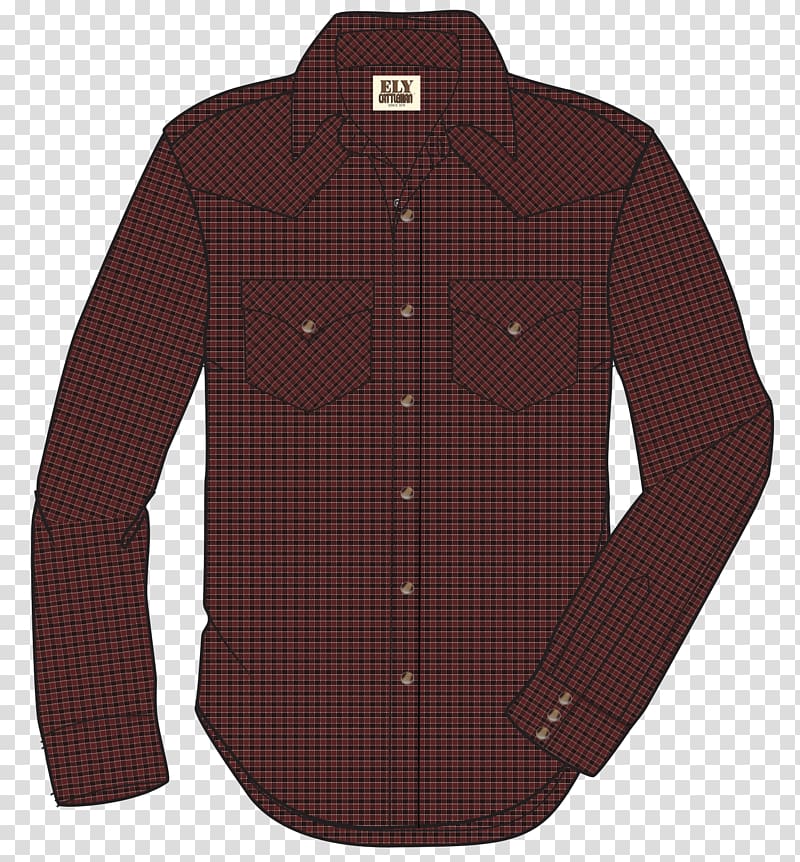 B J\'s & West Western Wear Tartan T-shirt alt attribute, T-shirt transparent background PNG clipart