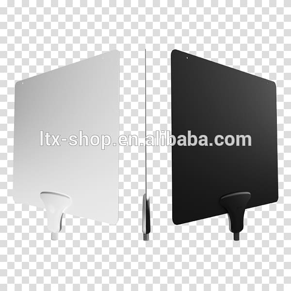 Aerials Mohu Leaf 30 High-definition television Cable television Mohu Leaf Ultimate Flat 50 Mile Indoor Amplified HDTV Antenna, Black, tv antenna transparent background PNG clipart