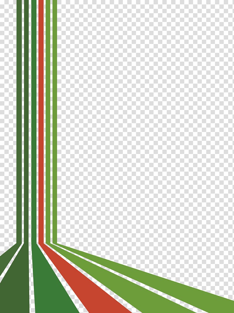 green and red striped illustration, track transparent background PNG clipart