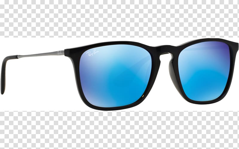 Goggles Sunglasses Blue Ray-Ban Chris, Sunglasses transparent background PNG clipart