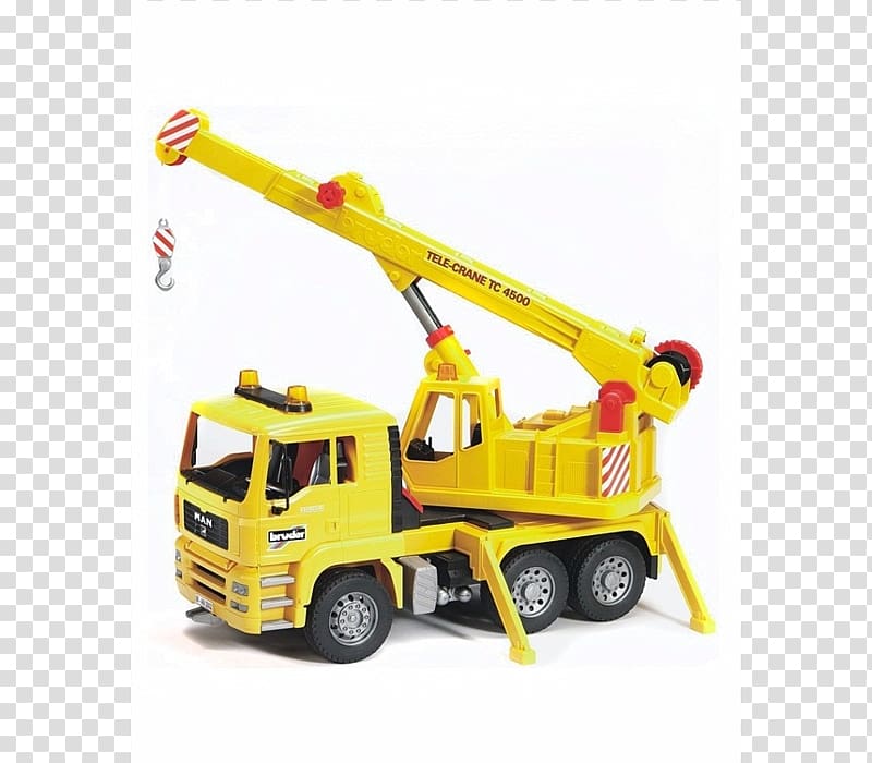 Toy Car Bruder Crane JoueClub, toy transparent background PNG clipart