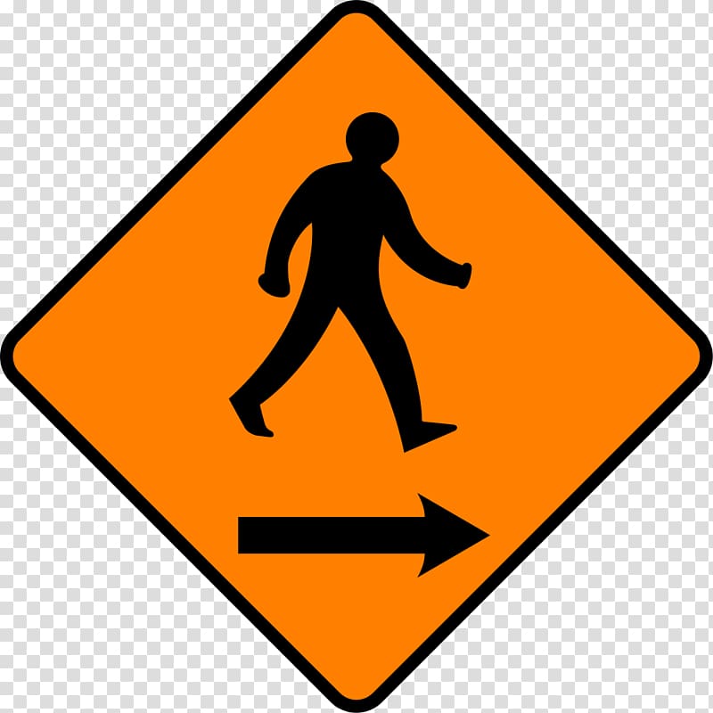 Running Walking Safety , Road Sign transparent background PNG clipart