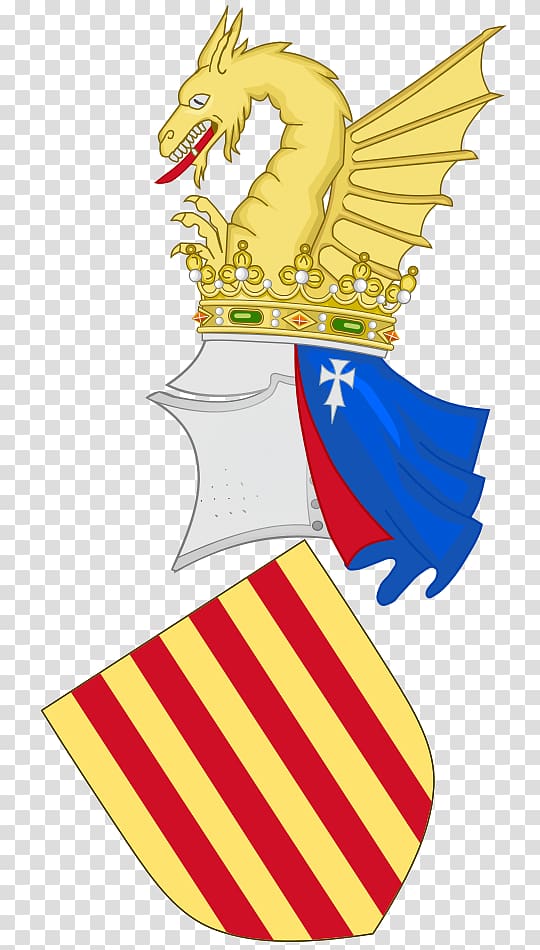 Coat of arms of the Crown of Aragon Kingdom of Valencia, others transparent background PNG clipart