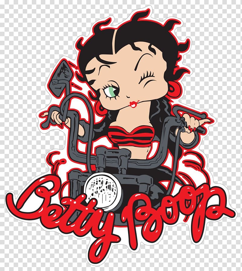 Betty Boop Drawing Cartoon Motorcycle, motorcycle transparent background PNG clipart