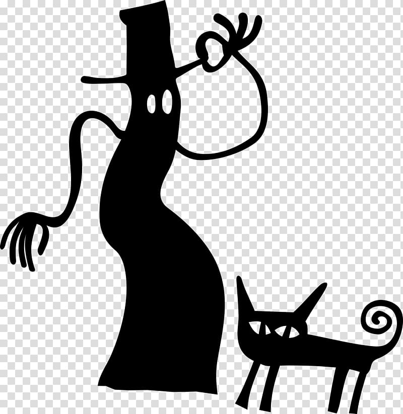 Boogeyman Drawing , black cat transparent background PNG clipart