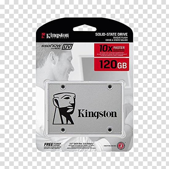 Solid-state drive Serial ATA Kingston Technology Kingston SSDNow UV400 Hard Drives, Computer transparent background PNG clipart